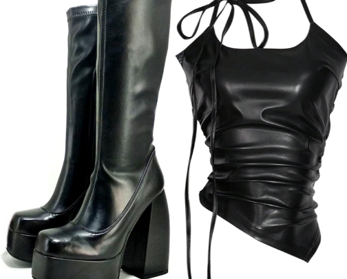 night out ootd cover photo collage