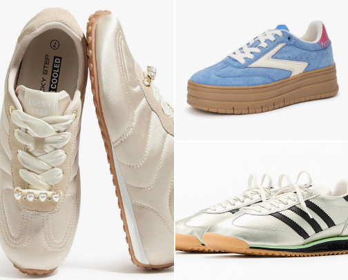 Comfortable + Cute Sneakers You’ll Wear on Repeat cover photo collage