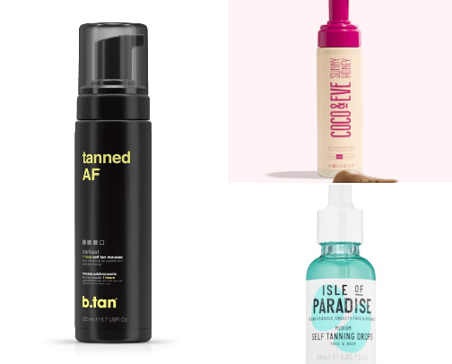 Viral self tanners that are worth it! cover photo collage