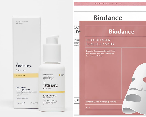 Skin care cover photo collage