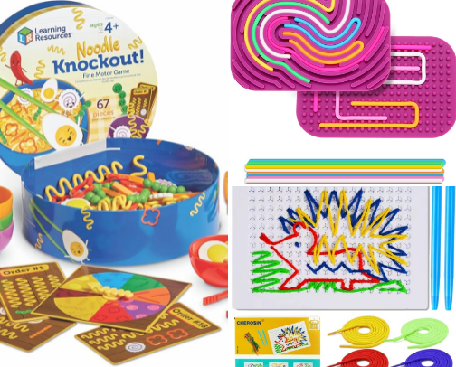 Fine Motor Development Activities cover photo collage