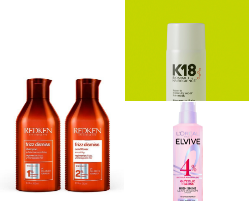 Fine curly hair routine cover photo collage