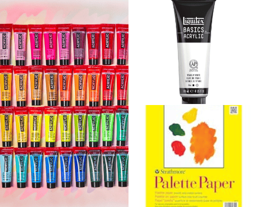 Painting Materials cover photo collage
