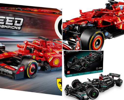 F1 Lego sets you need! cover photo collage