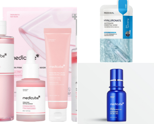 Korean skin care cover photo collage