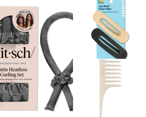 Heatless Curls on a Budget: What to Buy & What to Skip cover photo collage