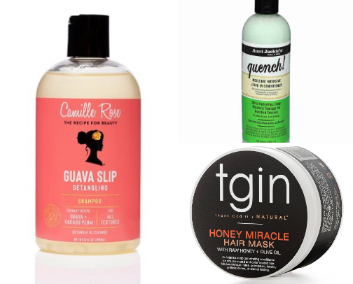 Haircare products for a black girl cover photo collage