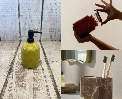 Hotel Bathroom, But Make It Home cover photo collage