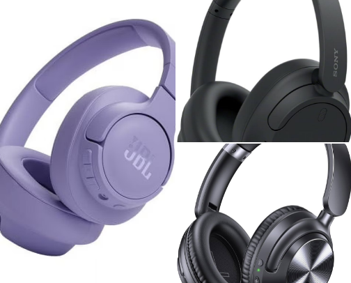 headphones cover photo collage
