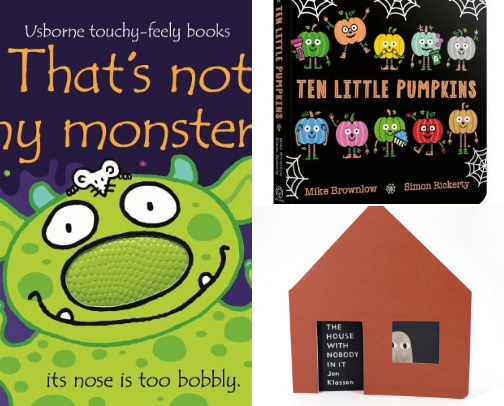 The best spooky kids books! cover photo collage
