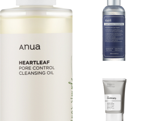Skincare products I love everyday cover photo collage