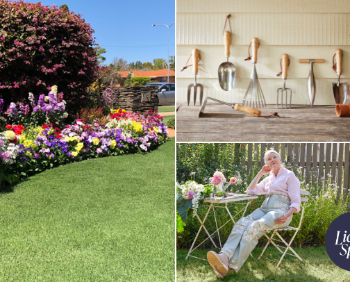 Garden things cover photo collage