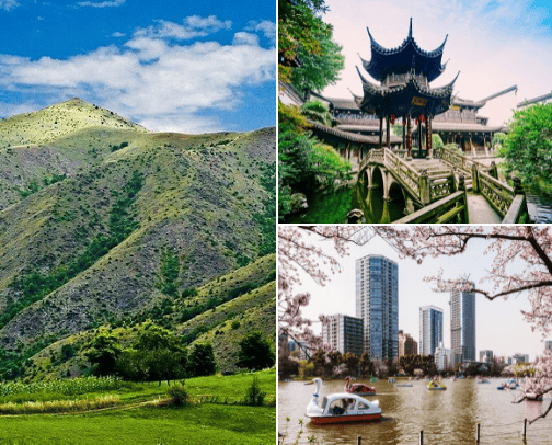 Travel cover photo collage