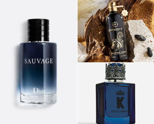 Parfumes that your man will love cover photo collage