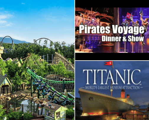 Favorite Places in Gatlinburg/Pigeon Forge cover photo collage