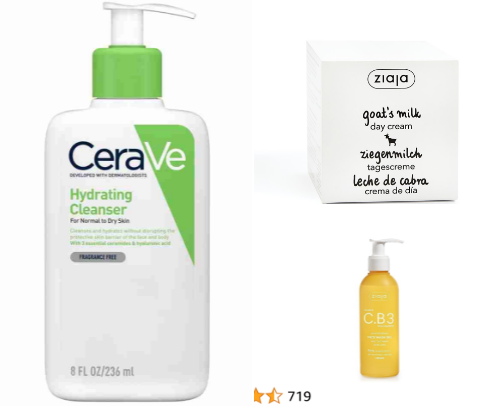 Skin care cover photo collage
