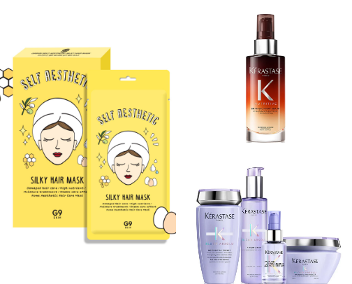 Hair Products - DRY hair cover photo collage