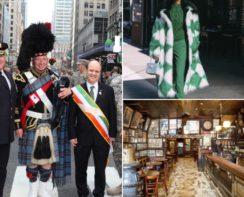 ☘️🍀Celebrating St. Patrick’s Day in New York City☘️ cover photo collage