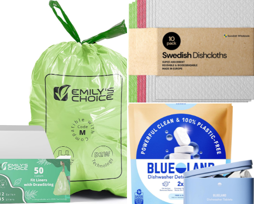 Eco-friendly alternatives cover photo collage