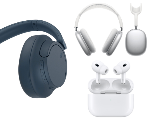 Headphones cover photo collage