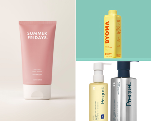 Cleansers for dry skin girlies that I LOVE cover photo collage