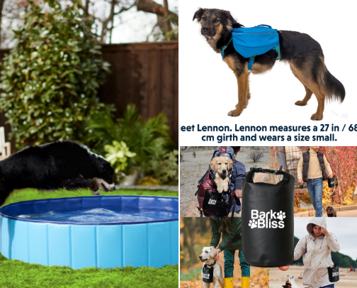Dog Mom Must Haves cover photo collage