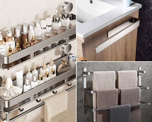 Bathroom essentials! cover photo collage