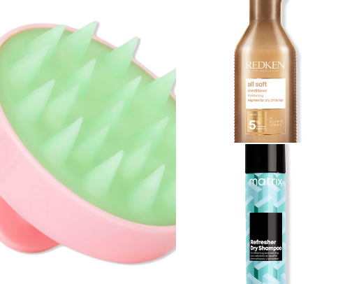 Acne safe and Go to Hair Routine cover photo collage