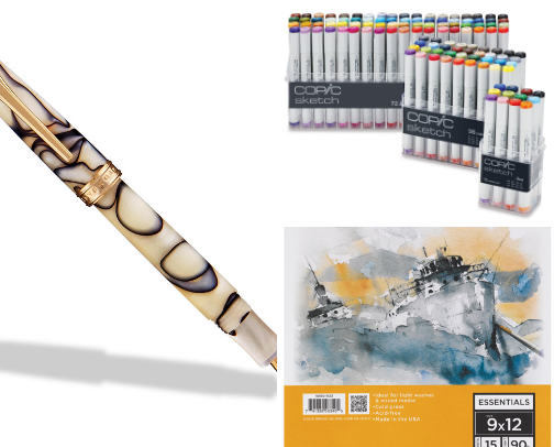 the best art supplies cover photo collage