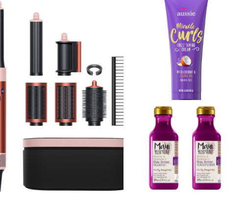 HAIR-RELATED PRODUCTS, cover everything - from washing to styling and care cover photo collage