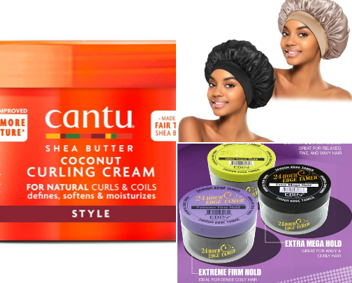 For the love of curls cover photo collage