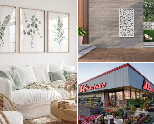 Home decoratio cover photo collage