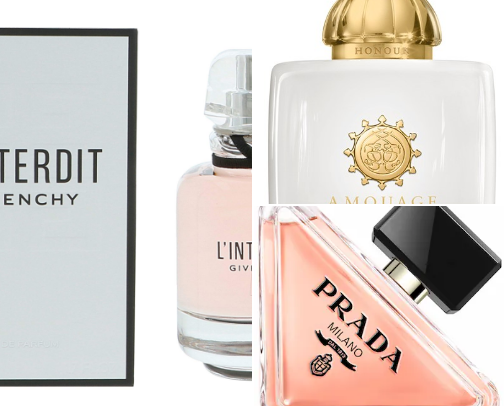 Fragrances for woman cover photo collage