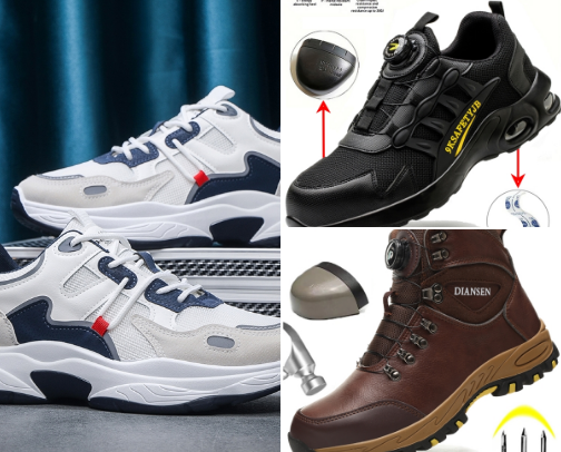 Look sharp with stunning men's footwear. cover photo collage