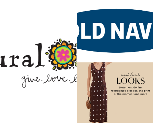 I shop from these brands non stop cover photo collage