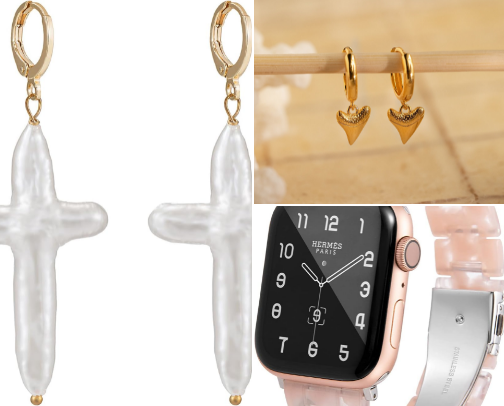 Beachy Gold Girl Jewelry cover photo collage