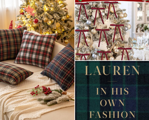 Ralph Lauren Inspired Christmas Decor Ideas cover photo collage