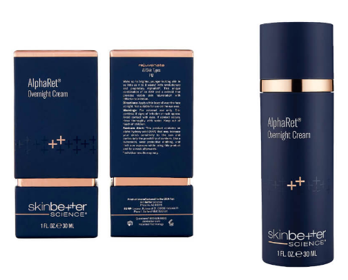 SkinBetter Science AlphaRet Overnight Cream cover photo collage