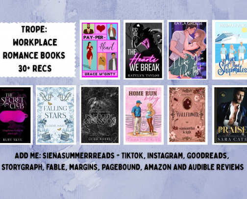 Workplace Adult Romance Book Recommendations 📚 cover photo collage