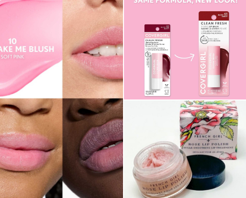✨ “No Makeup Makeup” Lip Balms cover photo collage