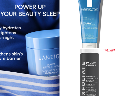 10 Must-Have skincare Producst for Oily Girls ✨ cover photo collage