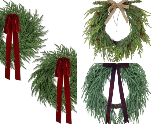 Walmart Christmas Wreaths 🎄 cover photo collage