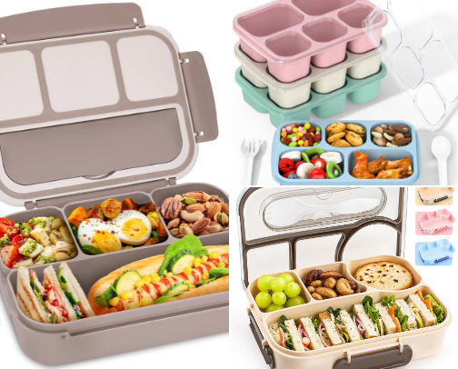 My Favorite Lunch Boxes — From Minimalist to Super Cute! cover photo collage