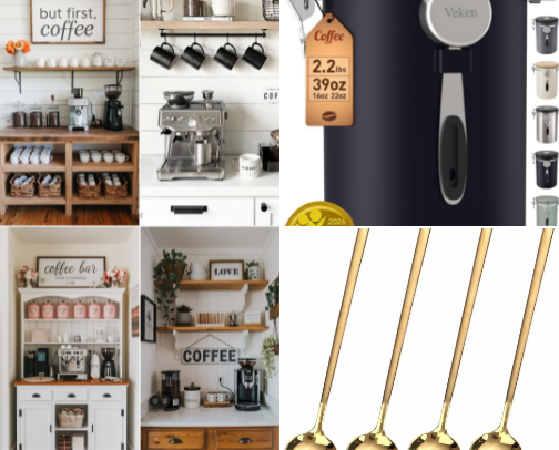 Cozy Coffee Bar Essentials cover photo collage