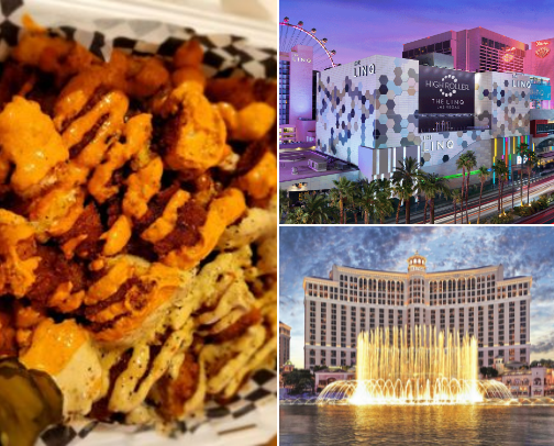 Vegas Eats and Stays cover photo collage