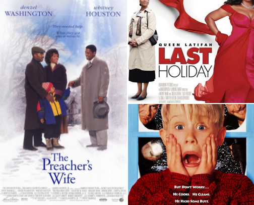THEE Christmas Movies List cover photo collage