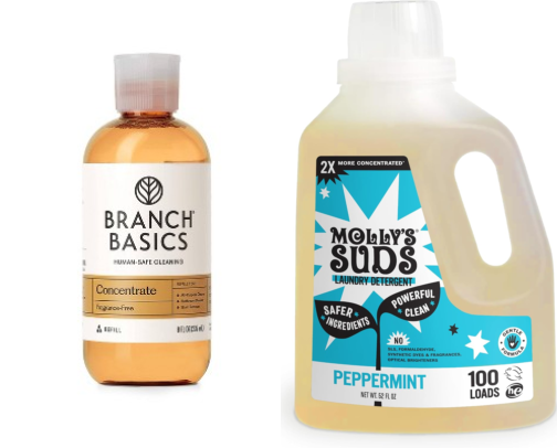 Cleaning Essentials (mostly non-toxic) cover photo collage