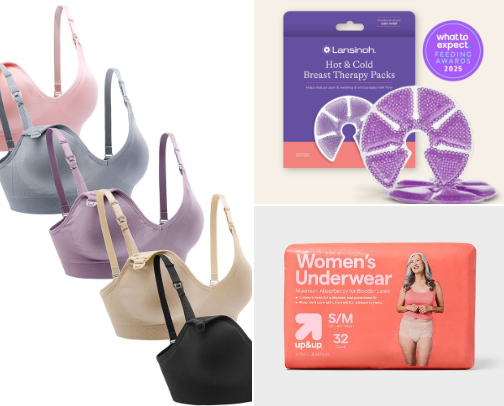 First time mom essentials! cover photo collage