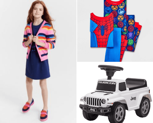 Awesome gifts and clothing for kids cover photo collage