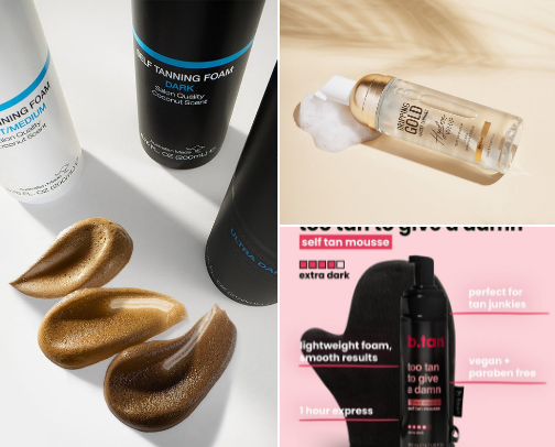 The best self tans for a natural golden tannn cover photo collage